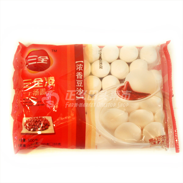 三全豆沙汤圆 500g