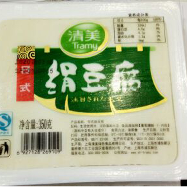 清美绢豆腐350克