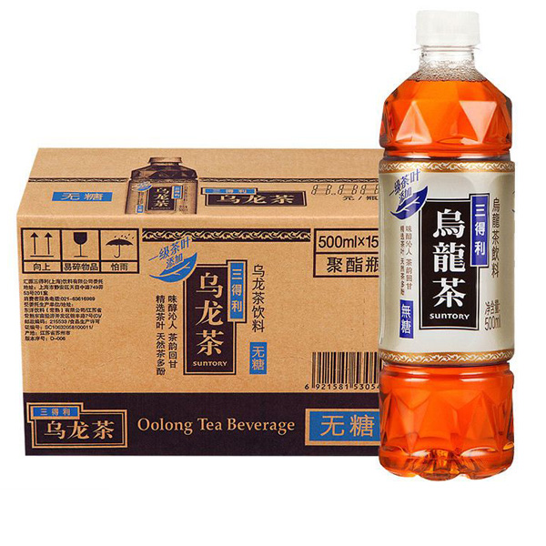 三得利乌龙茶（无糖）500ml/15瓶/箱