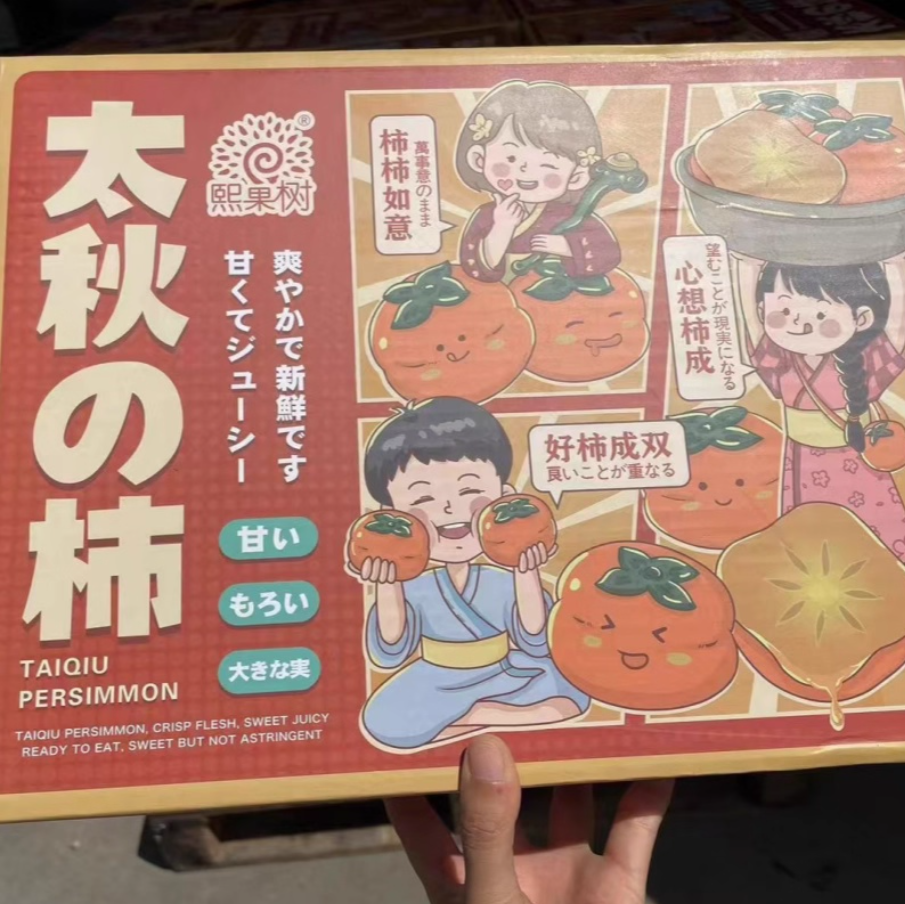 太秋脆柿 8个装